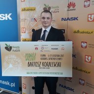 Bartosz Koralewski - student PŁ, tegoroczny laureat programu Huawei seed for future.