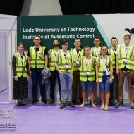 Drużyna Raptors z PŁ na zawodach robotycznych w Zjednoczonych Emiratach Arabskich, fot. arch. organizatora