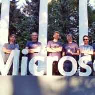 Drużyna studentów z PŁ na konkursie Microsoft Imagine CUP 2018.