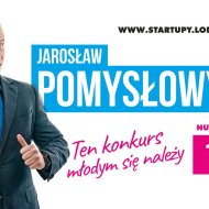 Baner konkursu Młodzi w Łodzi - pomysł na startup