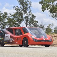 agle Two na trasie zawodów  Bridgestone World Solar Challenge w Australii.