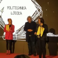 Nagrodę dla PŁ odebrała dr Agnieszka Garcarek-Sikorska z działu Promocji, fot. Aleksandra Pawlik