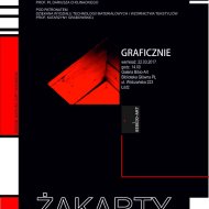 Plakat na wystawę Żakarty.
