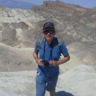 prof. I. Zbiciński podczas wyprawy do Death Valley National Park, fot. arch.prywatne