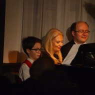 Justyna Galant-Wojciechowska - fortepian, Filip Wojciechowski - fortepian, Maksymilian Wojciechowski - fortepian
