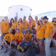 Zespół RAptors w USA na zawodach łazików marsjańskich University Rover Challenge. Fot. Archiwum PŁ