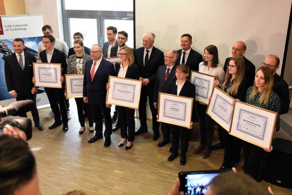 Laureaci 7. edycji Konkursu Fundacji PŁ na najzdolniejszych studentów, Foto. Filip Podgórski