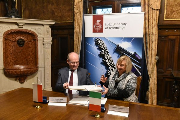 Podpisanie umowy o współpracy PŁ i Uniwersytetu we Florencji, fot. Jacek Szabela
