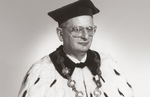 prof. Jerzy Werner, były rektor PŁ, fot. arch. Muzeum PŁ